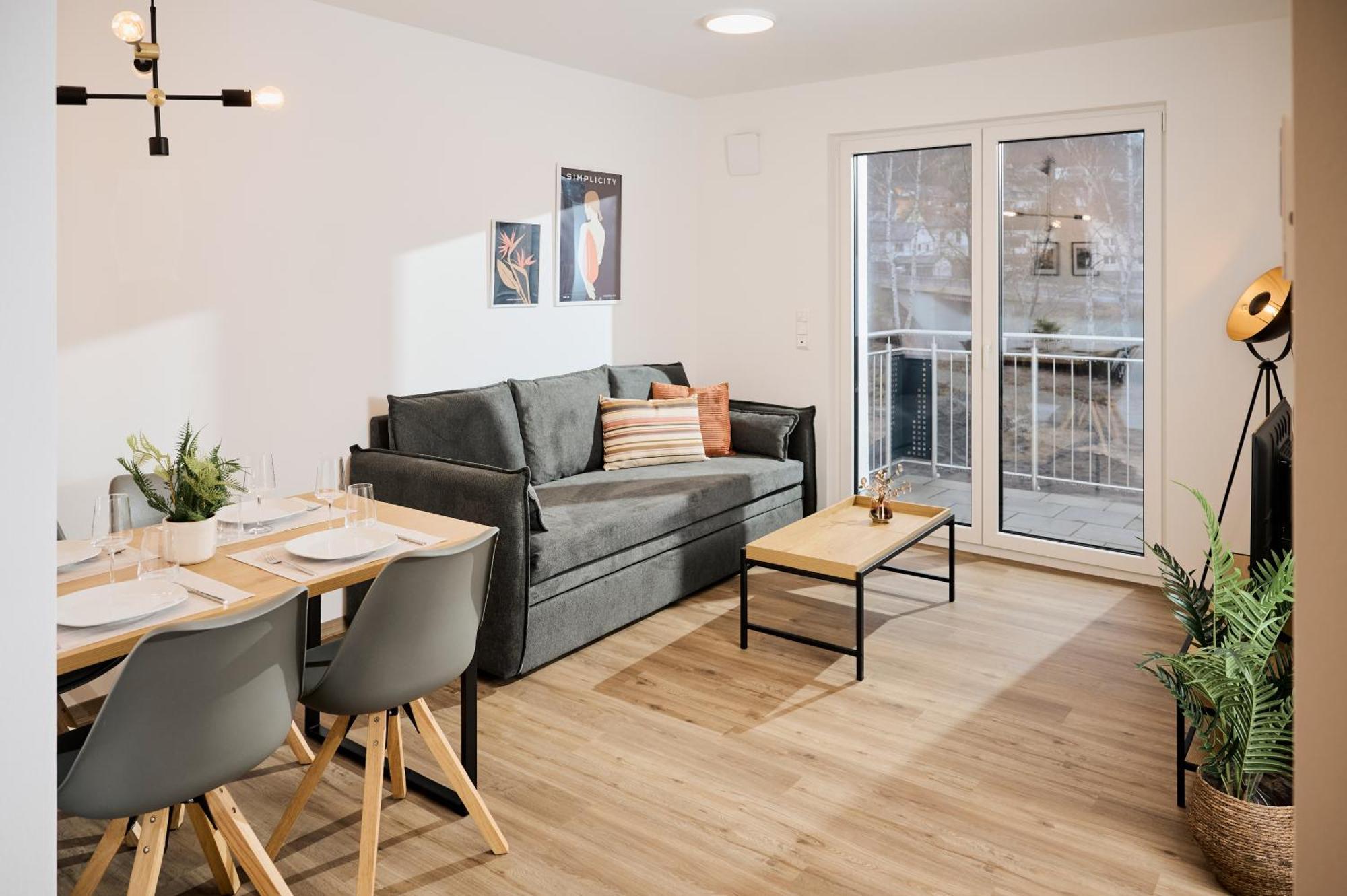 Moderne Apartments Mit Highspeed-Wlan Und Gratis-Tiefgarage Ihr Perfekter Rueckzugsort Nahe Dem Zentrum Und Der Therme I Barrierearm Бад Кисинген Екстериор снимка